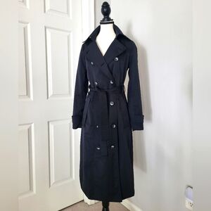 Rachel Zoe Black Trench Coat XS